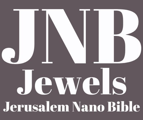 Jerusalem Nano Bible Jewelry