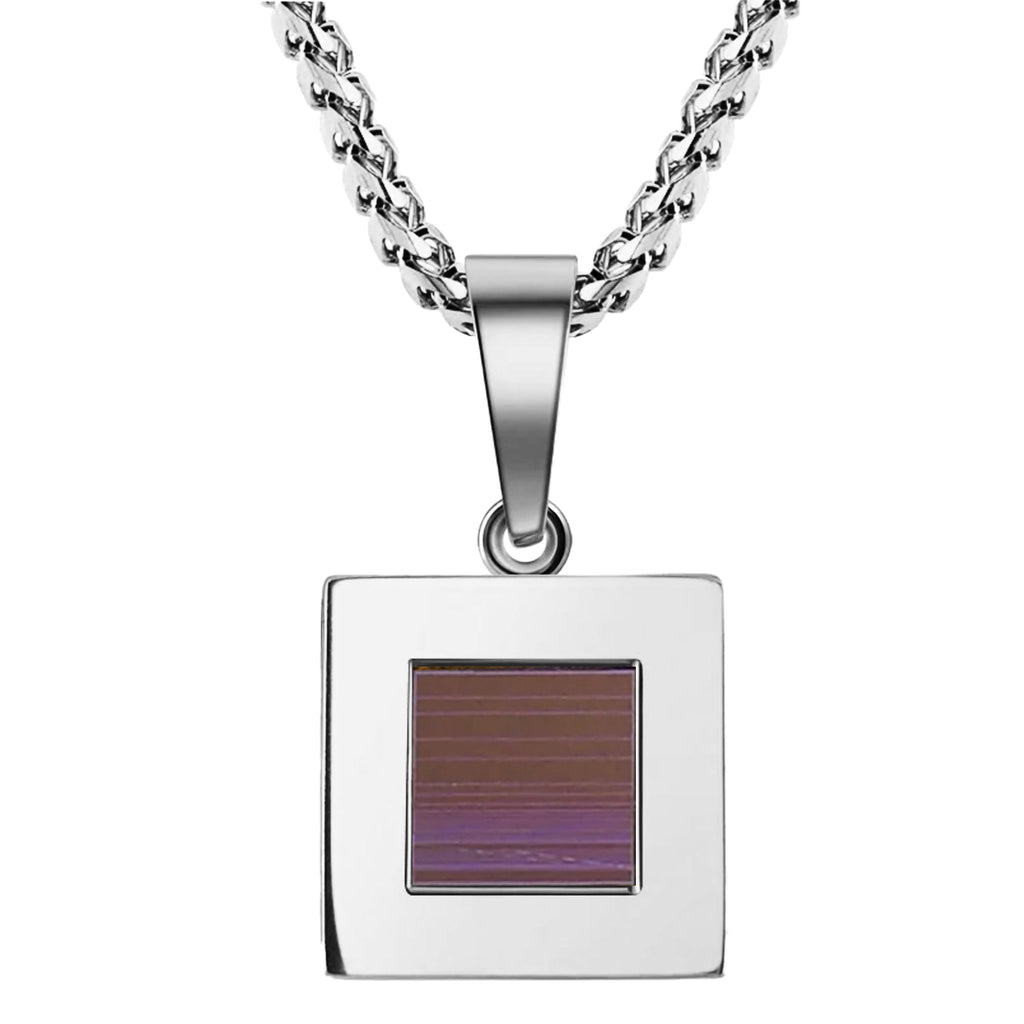 14K Gold Square Necklace