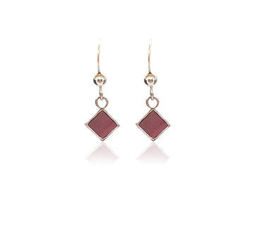 Nano Bible Delicate Rhombus earrings-new Testament