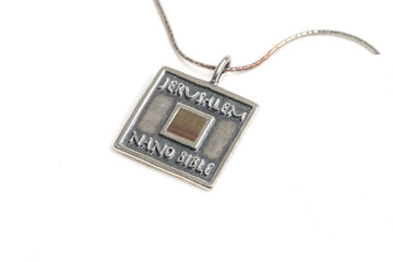 CLASSIC JERUSALEM PENDANT Nano bible Jerusalem New Testament