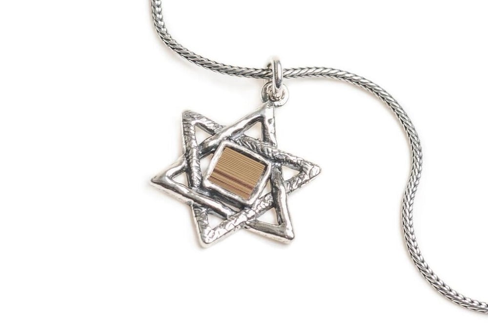 Classic Star of David Jerusalem Nano Bible Pendant