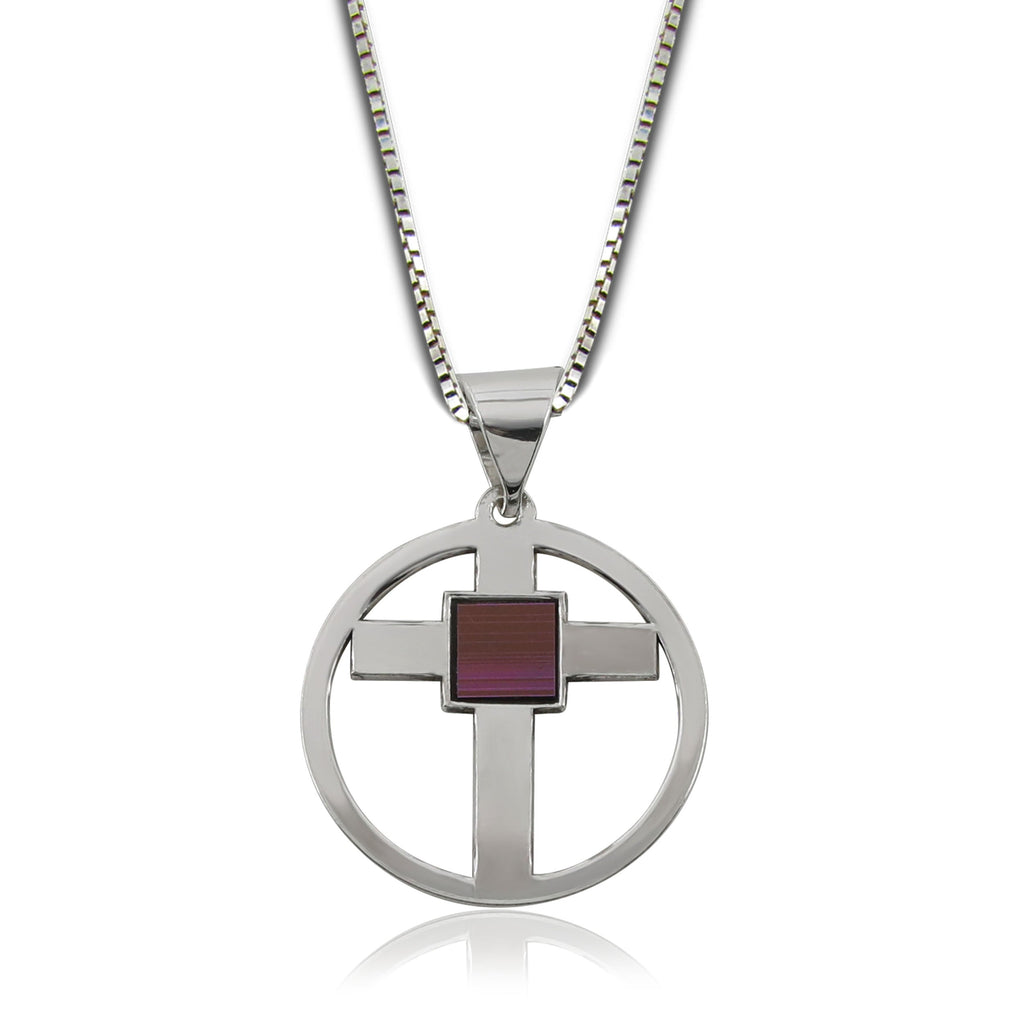 Cross within a Circle Necklace