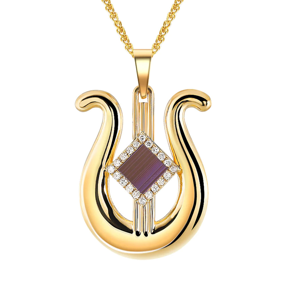 David’s Harp with Diamonds