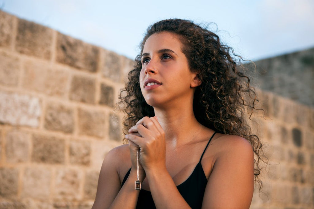 Detailed Cross necklace Jerusalem Nano Bible New Testament