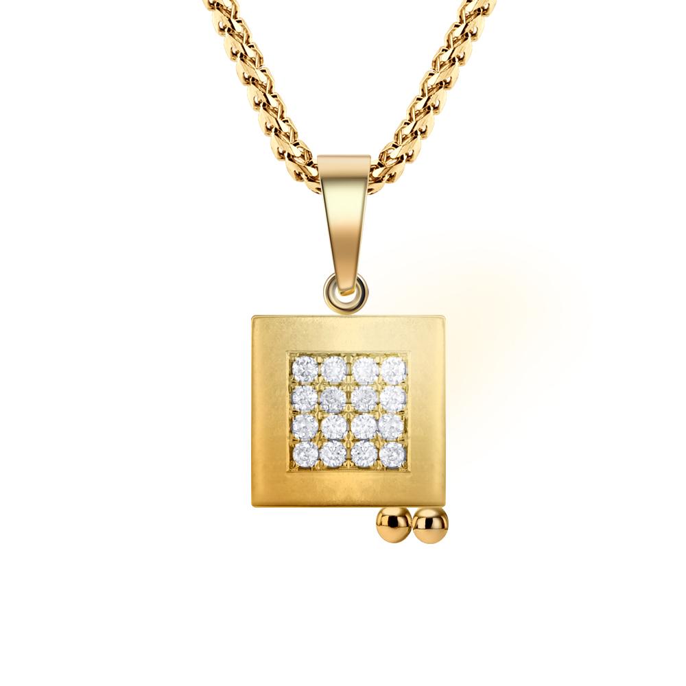 Diamond Locket – Jerusalem Nano Bible Jewelry