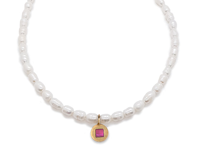 Yasmin Pearls JNB Necklace- New Testament