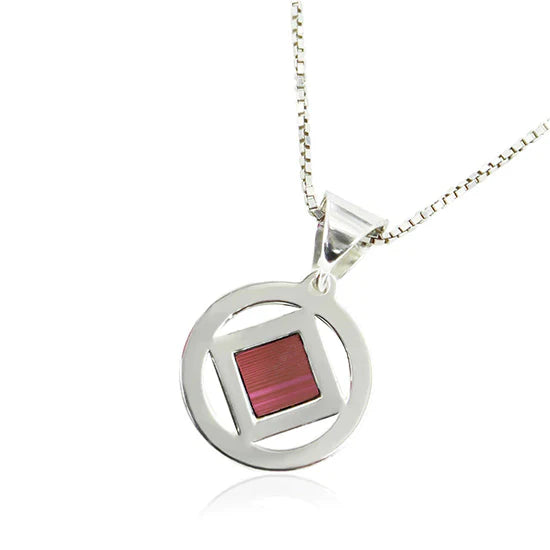 The Hoop & Square JNB Pendant
