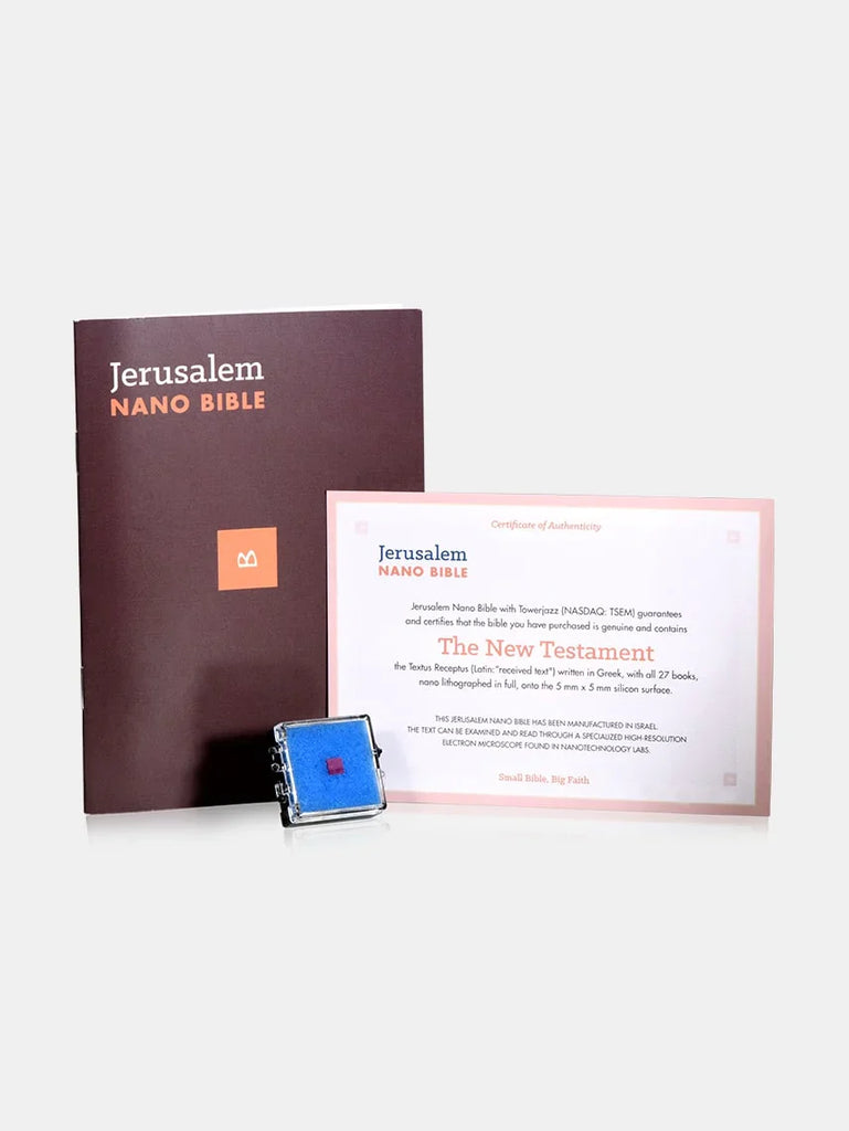 The TREE OF LIFE- Nano Bible on the side of the tree- New Testament