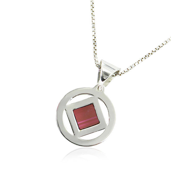 The Hoop & Square JNB Pendant