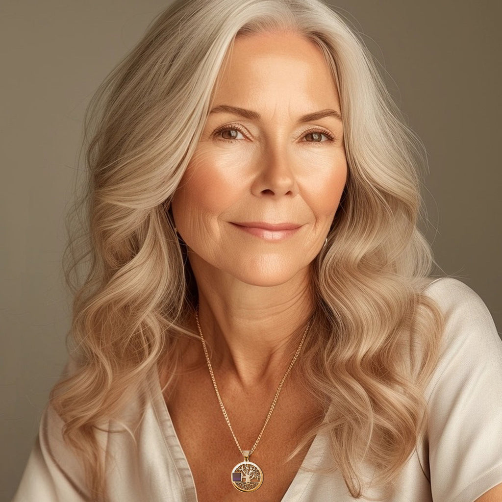 The Tree of Life- Nano Bible on Side- Gold Plated - Nano Bible New Testament